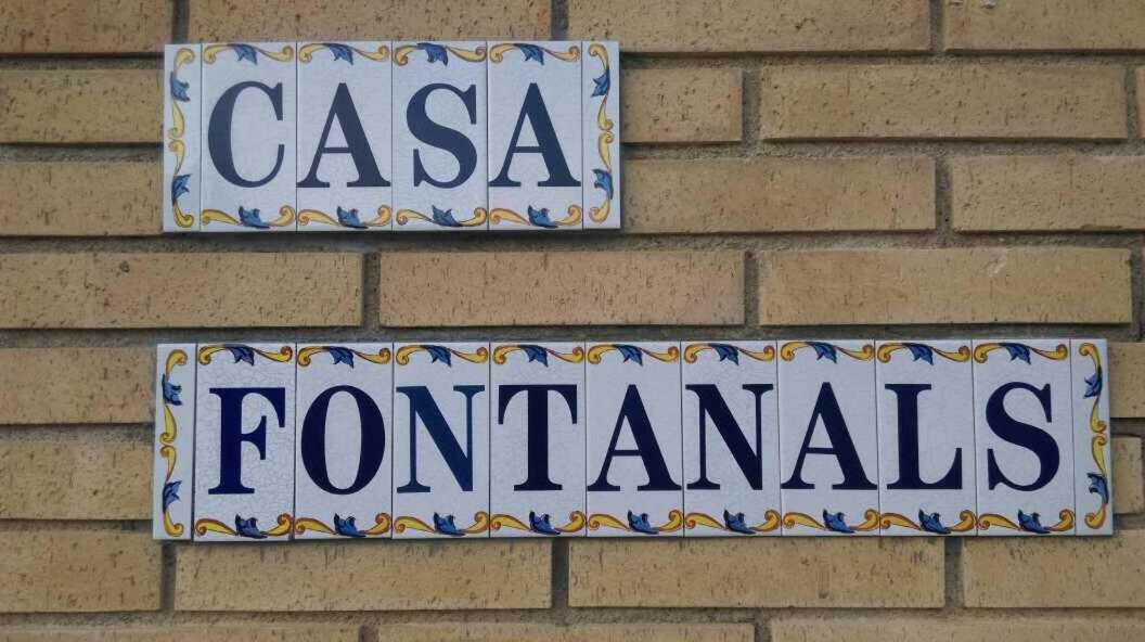 Casa Fontanals Villa Pla del Panadés Eksteriør bilde